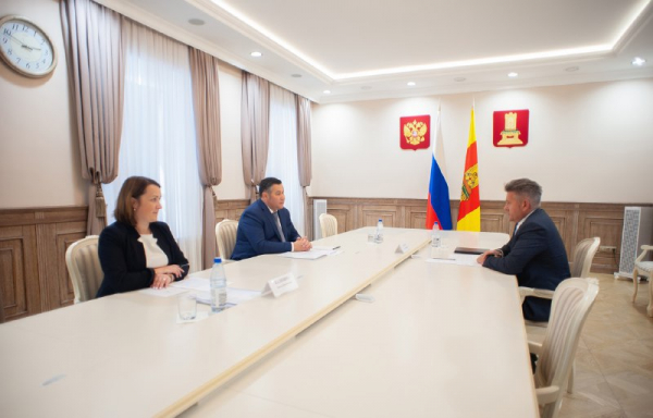 Губернатор Игорь Руденя провёл встречу с главой Удомельского городского округа Ремом Рихтером