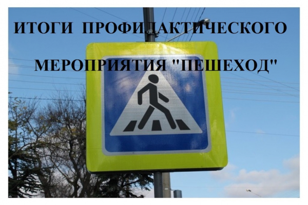 Сотрудники  Госавтоинспекции подвели итоги рейда «Пешеход».