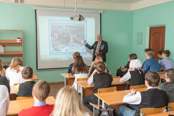 В школах города прошли встречи с героями-ликвидаторами последствий аварии на Чернобыльской АЭС