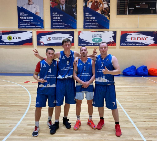 Баскетболисты Калининской АЭС завоевали «серебро» на чемпионате в Твери