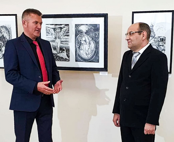 4 сентября 2020 года в Удомельском краеведческом музее состоялось открытие персональной выставки Константинова Леонида Николаевича, члена Союза художников России