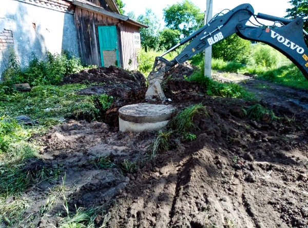 В деревне Городище Мстинского территориального отдела проведены работы по замене участка сетей холодного водоснабжения