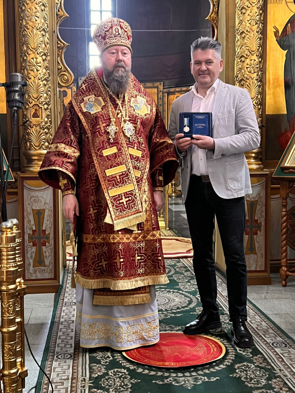 Глава округа награждён медалью Бежецкой епархии