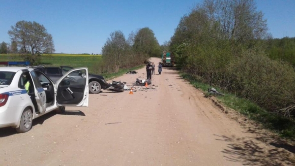 В Удомельском городском округе произошло ДТП  в котором погиб водитель.