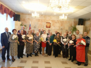 Чествование супружеских пар, отметивших в этом году &laquo;золотой&raquo; юбилей свадьбы.