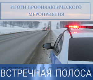 Удомельская  Госавтоинспекция   подвела итоги профилактического мероприятия &laquo;Встречная полоса&raquo;