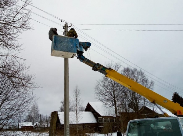 На сельских территориях округа проведена замена 200 светильников наружного освещения