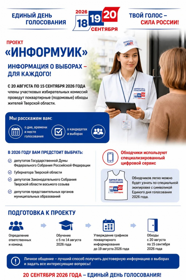 В Тверской области стартует &laquo;ИнформУИК&raquo;