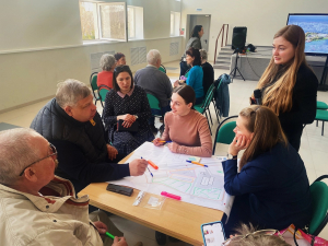 Жители Удомли обсудили дальнейшее благоустройство 3-го этапа территории парка Венецианова