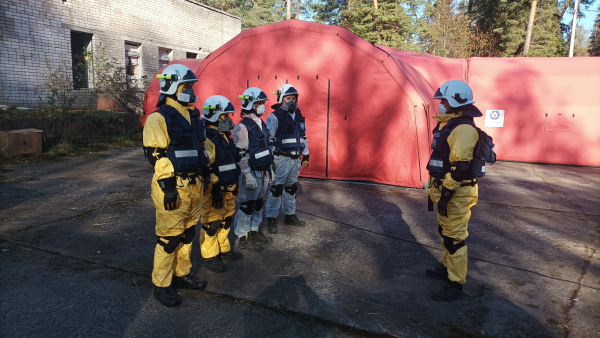 Учебно-тренировочный сбор персонала аварийно-спасательного формирования