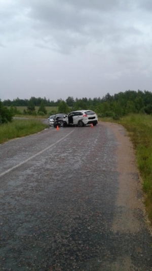 В Удомельском городском округе в ДТП пострадали два водителя.