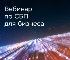 Проведение вебинара для представителей бизнеса на тему &laquo;СБП В2В. Расчеты между компаниями и ИП&raquo;