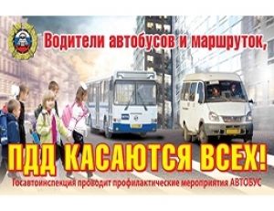 Сотрудники Удомельской Госавтоинспекции проведут мероприятие по контролю за перевозками пассажиров автомобильным транспортом.