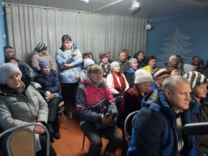 Встреча с жителями в с. Еремково