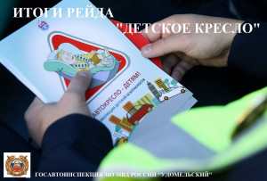 Сотрудники Госавтоинспекции провели профилактический рейд &laquo;Детское кресло&raquo;.