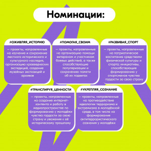 Открыт приём заявок на конкурс Росмолодёжь.Гранты для некоммерческих организаций по патриотическому воспитанию