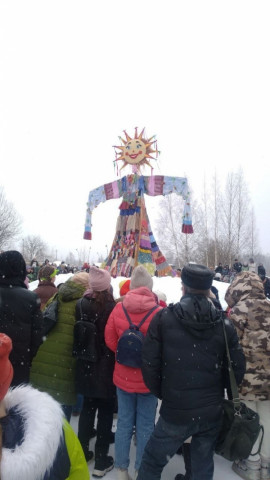 Празднование Масленицы в Удомле