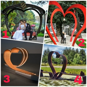 Выбор фотозоны для молодоженов