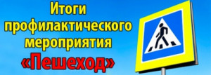 Итоги профилактического мероприятия &laquo;Пешеход&raquo;
