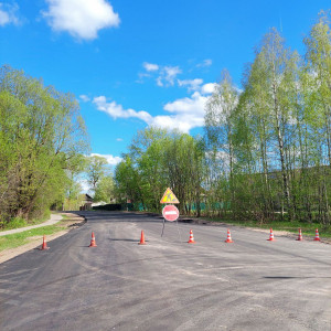 Ремонт дорожного покрытия в северной части Удомли