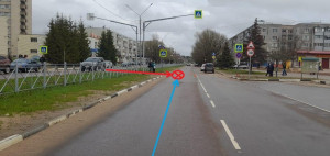 В  ДТП пострадал  несовершеннолетний велосипедист.