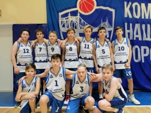 Первые соревнования юных баскетболистов