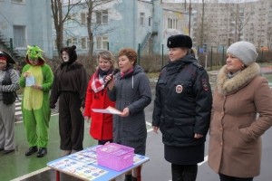 Сотрудники Удомельской Госавтоинспекции  приняли участие в квест-игре по Правилам дорожного движения.