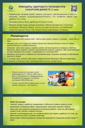 Принципы здорового питания при сахарном диабете