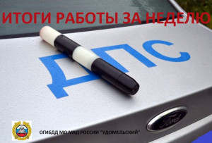 Госавтоинспекция подвела итоги работы  с 19 по 25 декабря 2022 года.