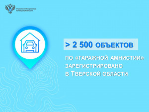 В Тверской области зарегистрировано более 2,5 тысячи объектов по &laquo;гаражной амнистии&raquo;