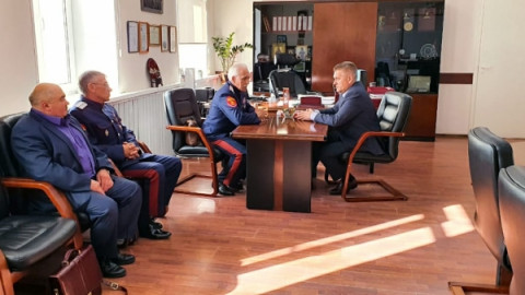 10 сентября 2020 года состоялась встреча Главы Удомельского городского округа Рема Рихтера с Атаманом Тверского Отдельского казачьего общества