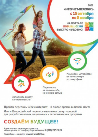 С 15 октября по 14 ноября 2021 года в нашей стране будет проходить очередная Всероссийская перепись населения