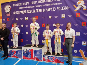 23 апреля в Вышнем Волочке прошли Областные соревнования по Всестилевому каратэ