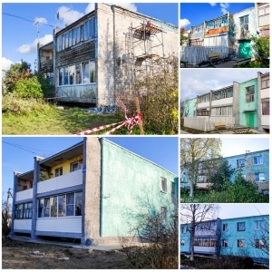 В многоквартирном доме №15 в деревне Ряд осуществлена приёмка работ по устранению аварийной ситуации